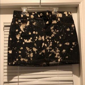 Dolce and Gabanna acid wash skirt